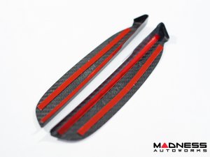 Maserati Ghibli Exterior Trim - Carbon Fiber - C Pillar Trim Cover Kit - Feroce Carbon